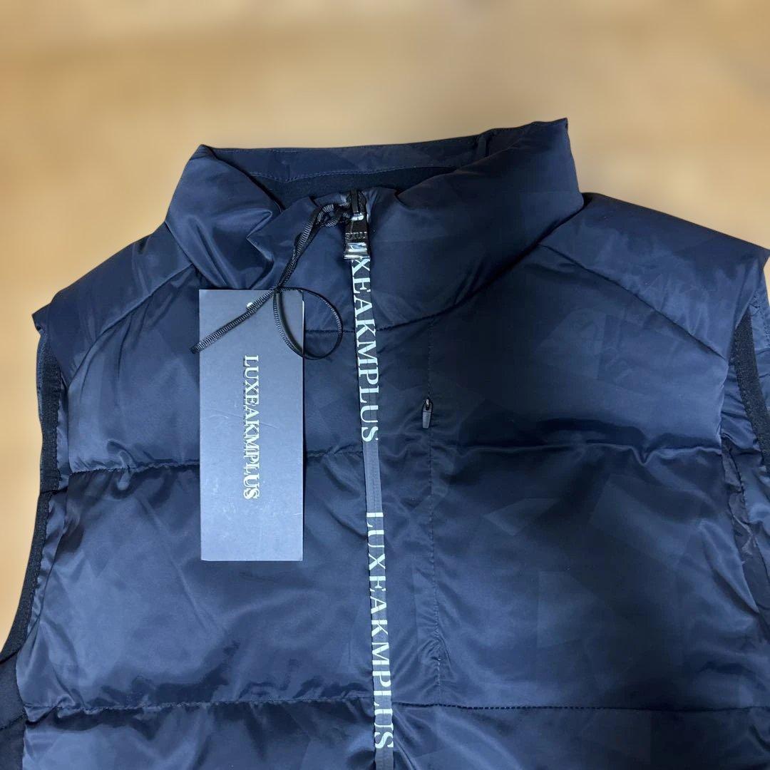 ☆新品☆LUXEAKMPLUS メンズ ベスト ブラック M
