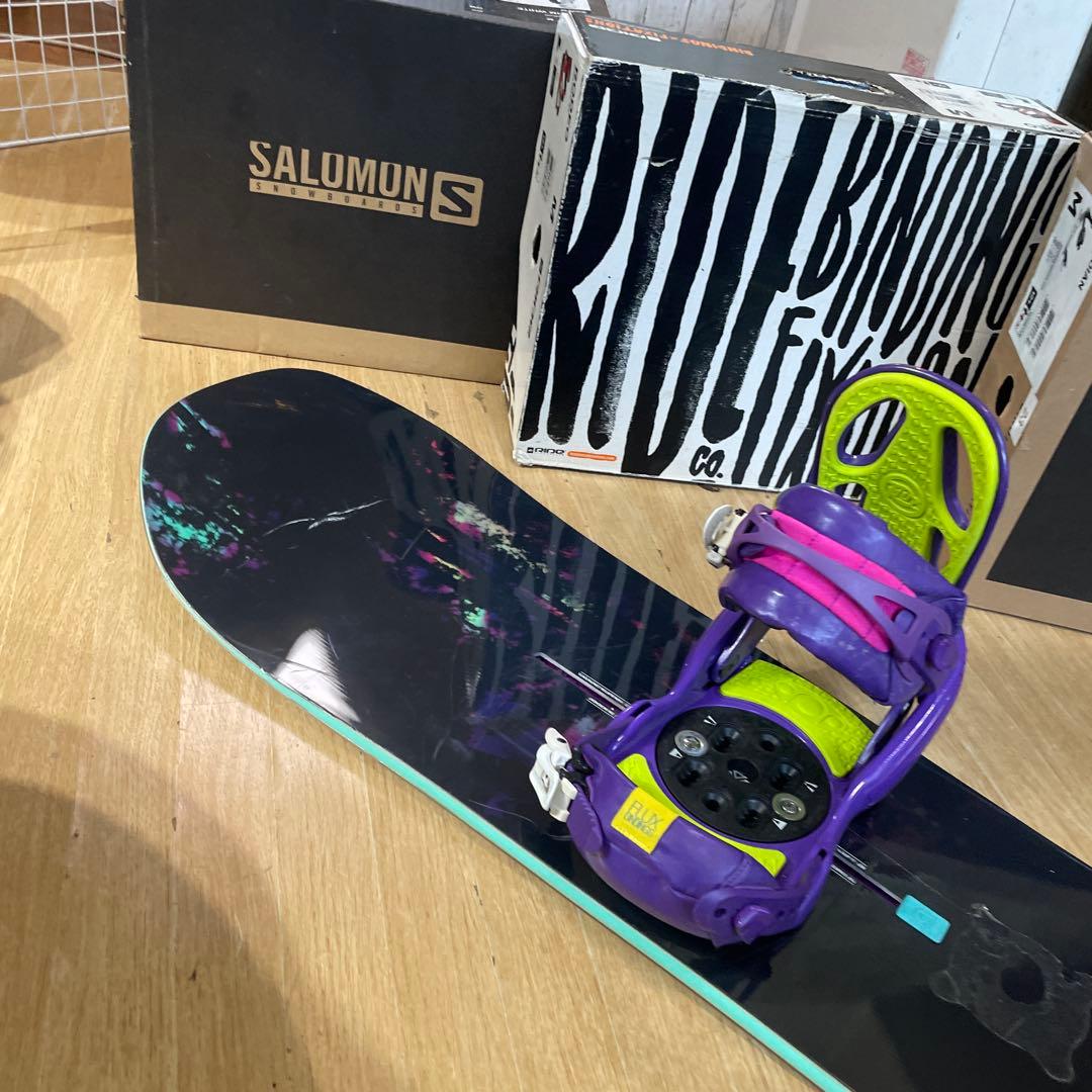 BURTON×FLUX　DEJAVU　バートン　バイン付　スノーボードセット