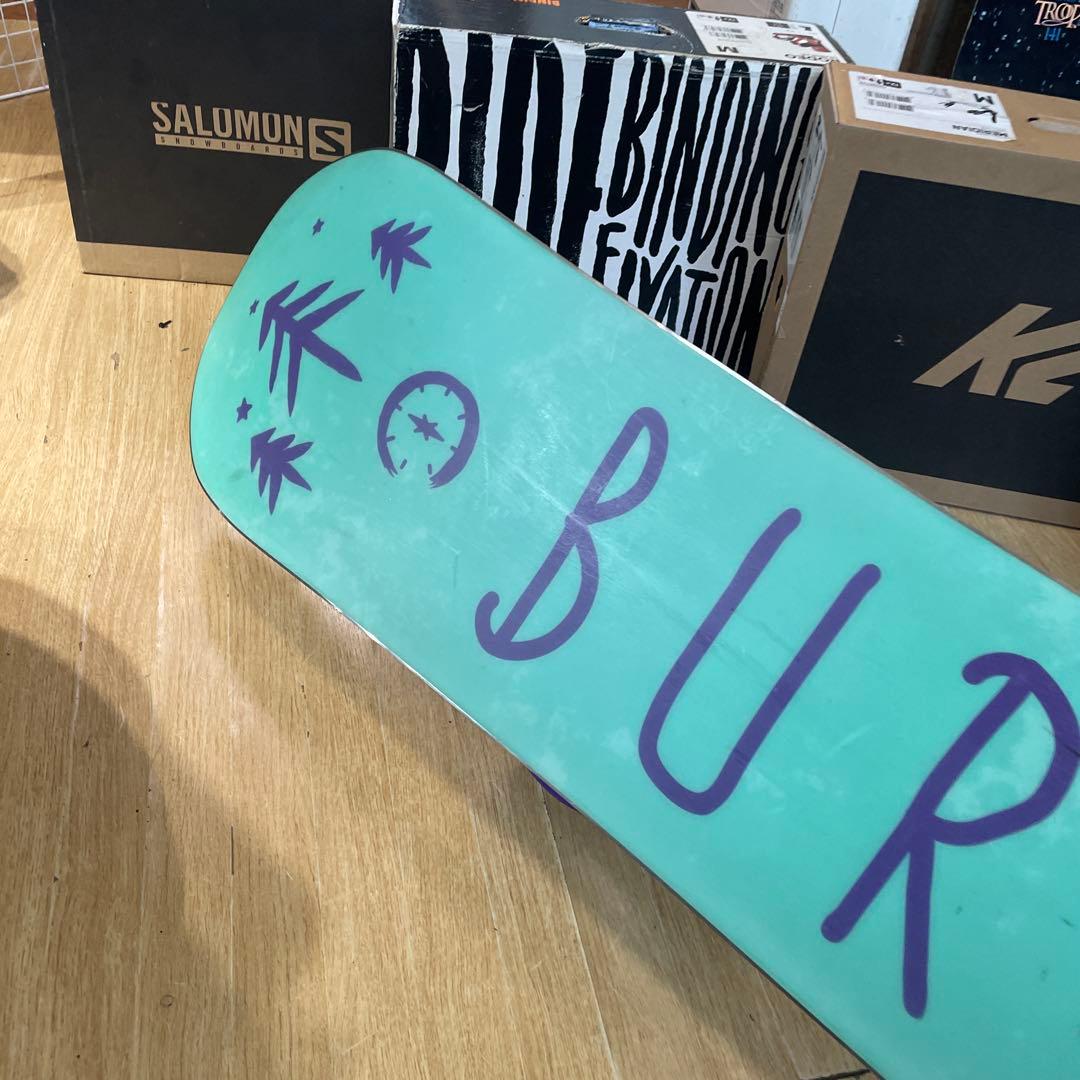 BURTON×FLUX　DEJAVU　バートン　バイン付　スノーボードセット