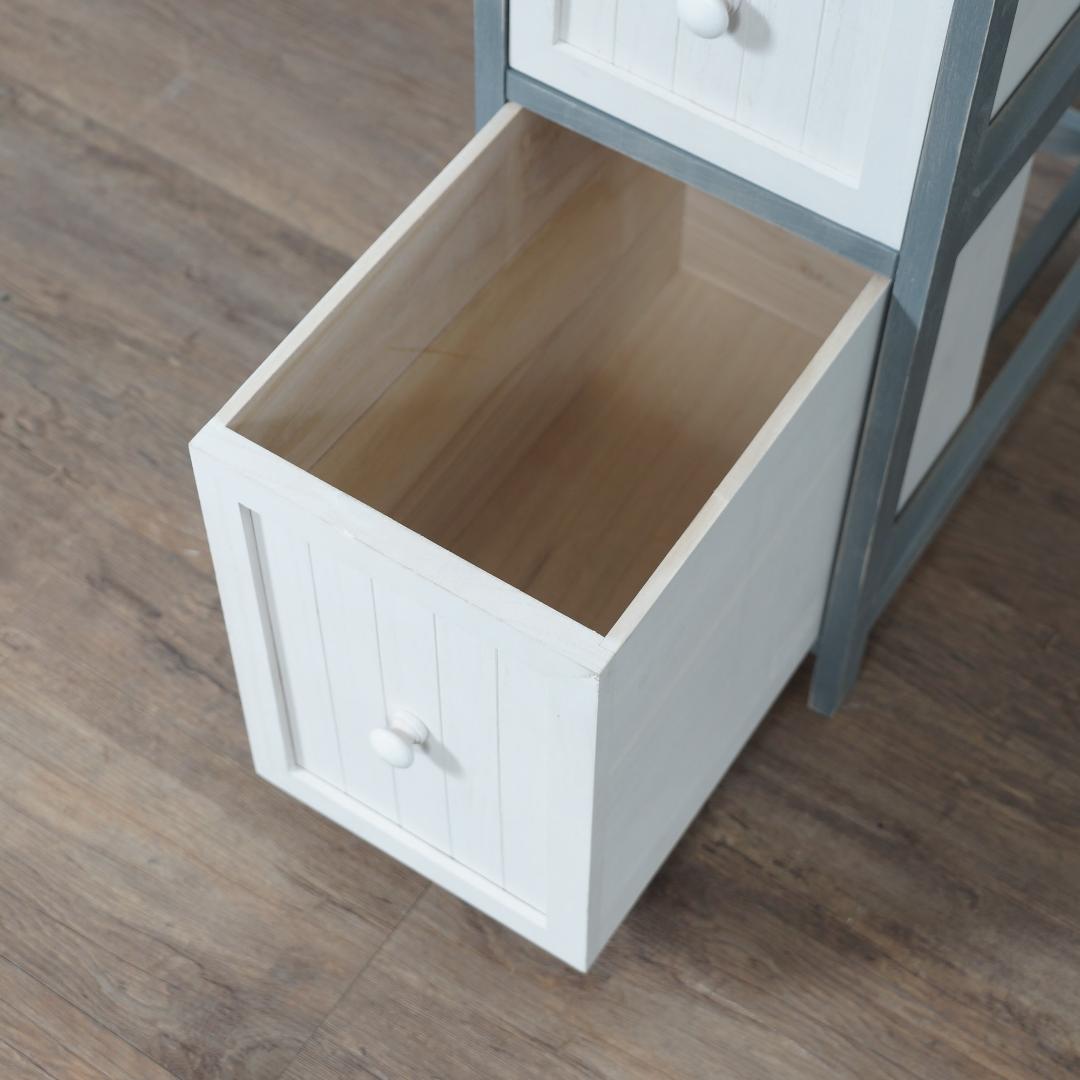 【新品】隙間にぴたり。スリムラック　アンティーク加工　収納　アウトレット
