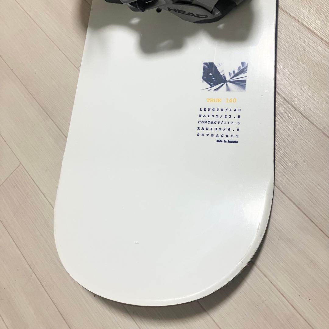 HEAD TRUE ヘッド スノーボードセット140cm/バインディング約M
