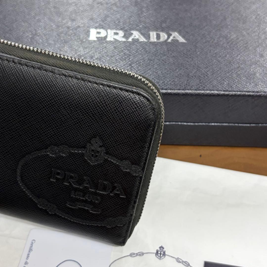 新品同様‼️ プラダ　PRADA 財布　長財布　サフィアーノ　箱付き