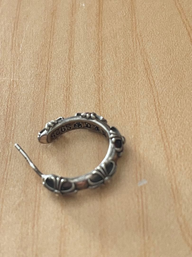 クロスフープピアス