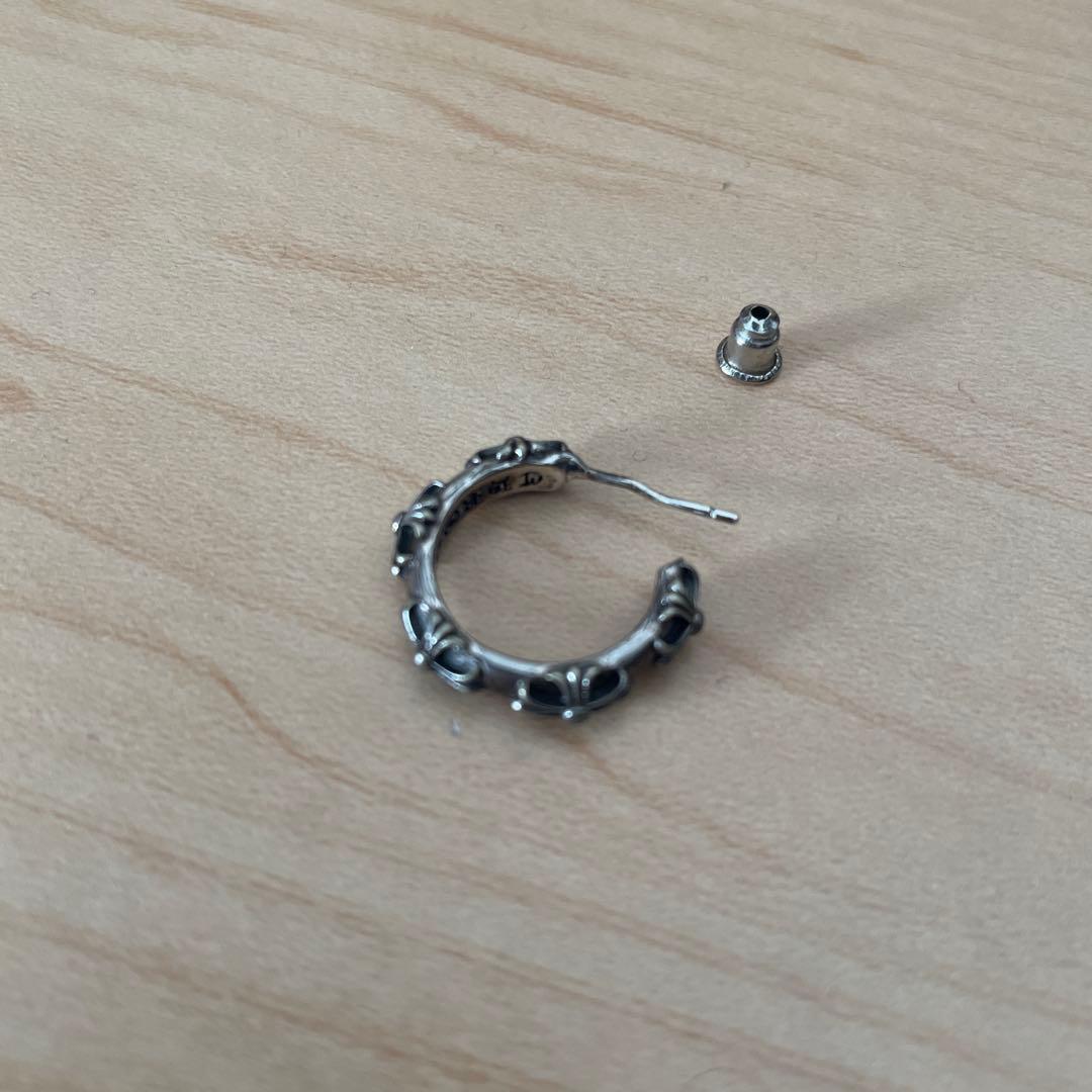 クロスフープピアス