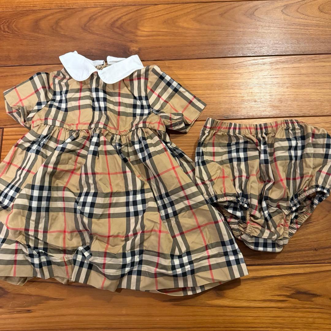 Burberry ベビー ワンピース チェック柄