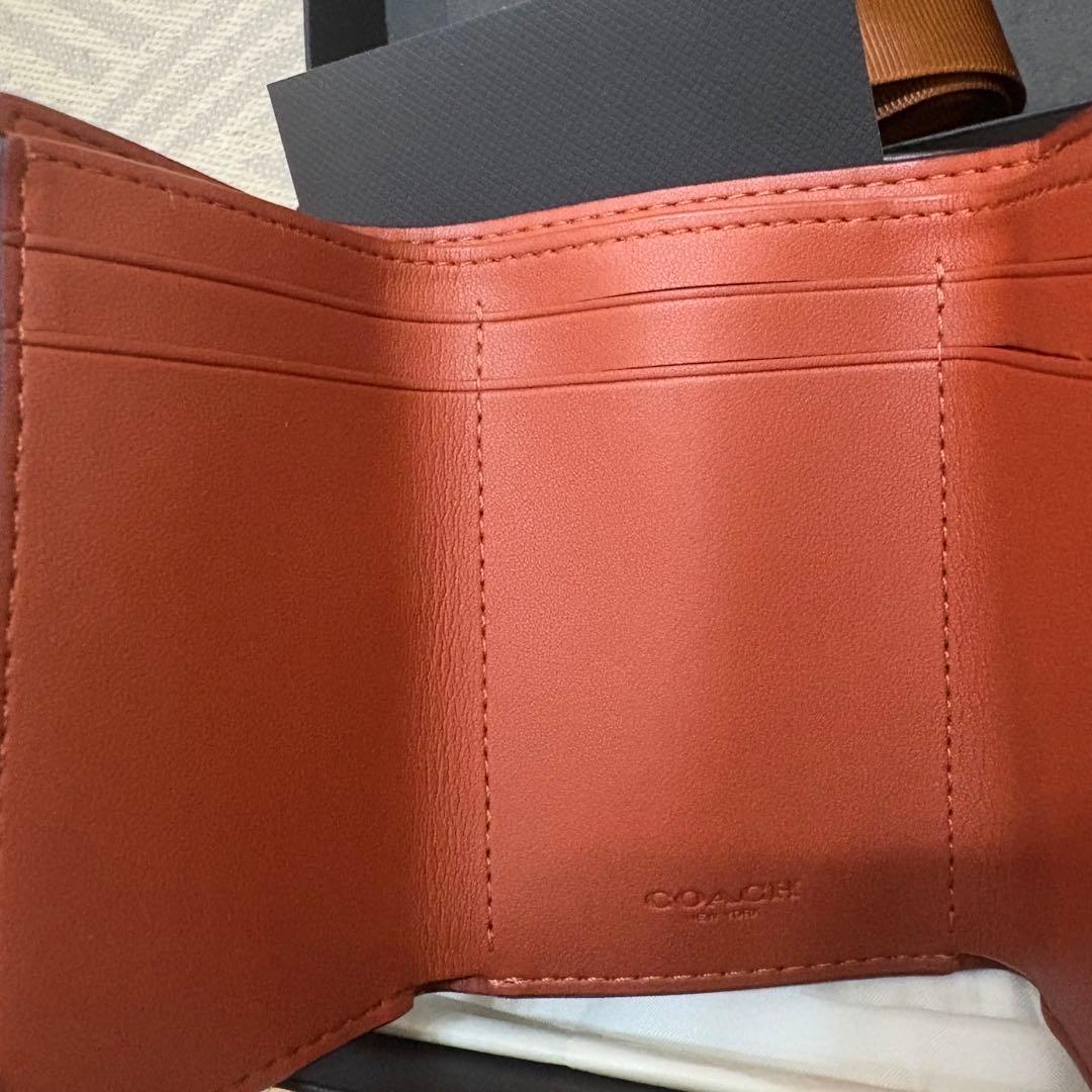 ヤ*ウ様 【新品】COACH ミニ キャンバス トライフォールド ウォレット