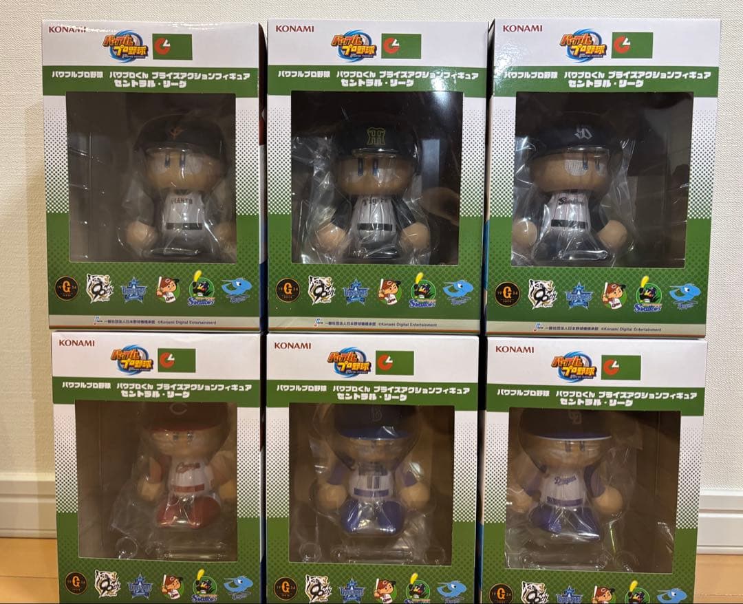 パワプロくん フィギュア セントラル・リーグ　全6種 コンプリートセット　おまけ