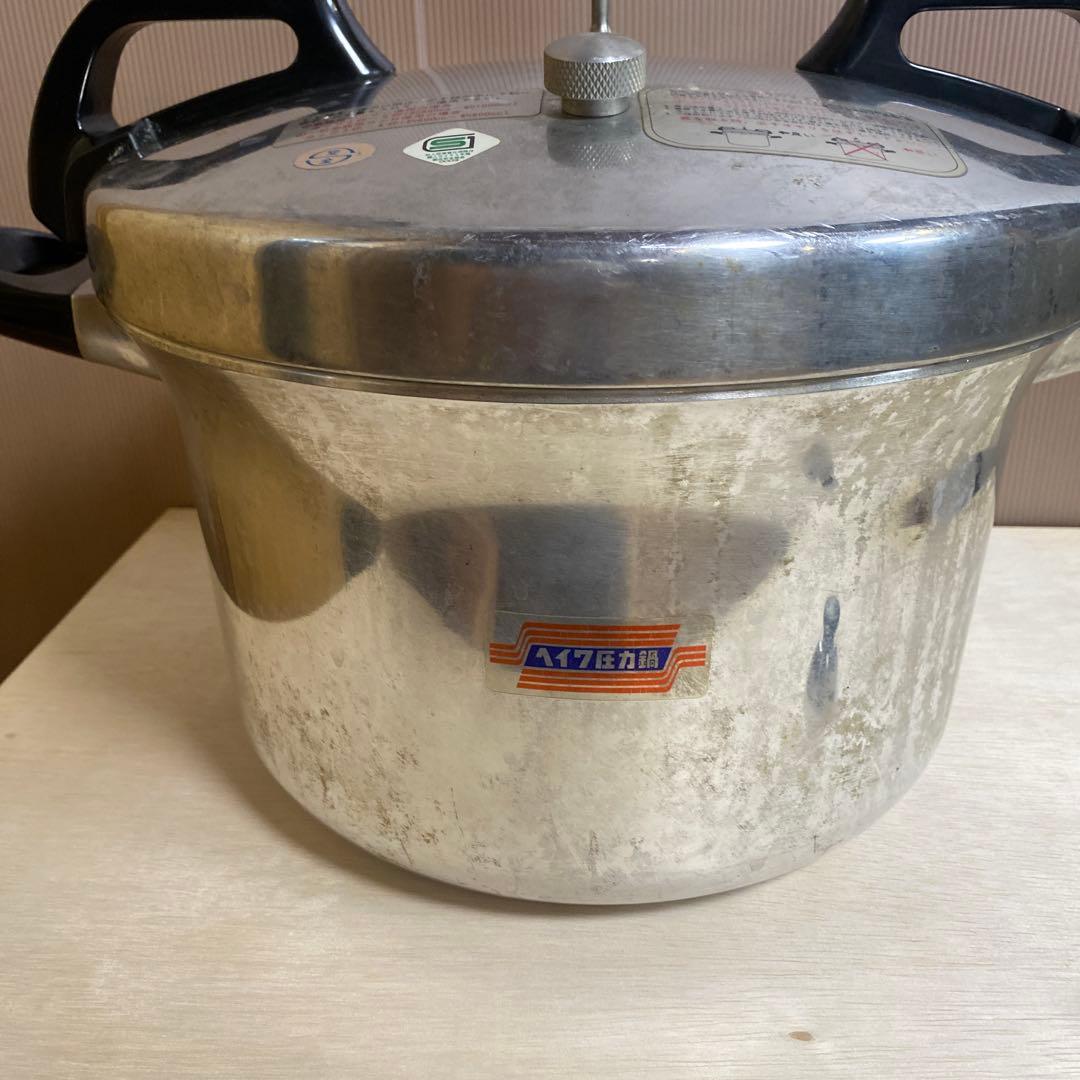 平和アルミ　圧力鍋 PCD-10W 10.0ℓ クッキングブック　貝印蒸し器付