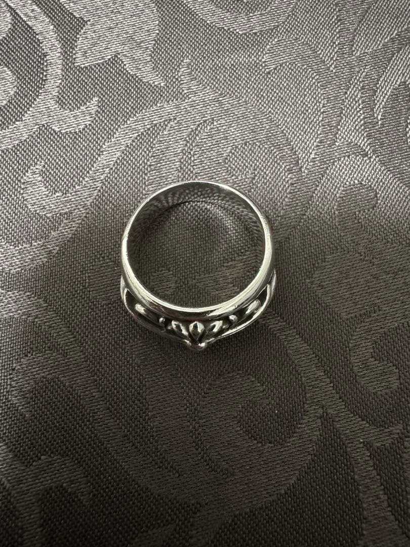 クロムハーツ Chrome hearts フローラルクロス リング　22号