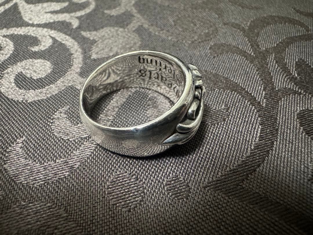 クロムハーツ Chrome hearts フローラルクロス リング　22号