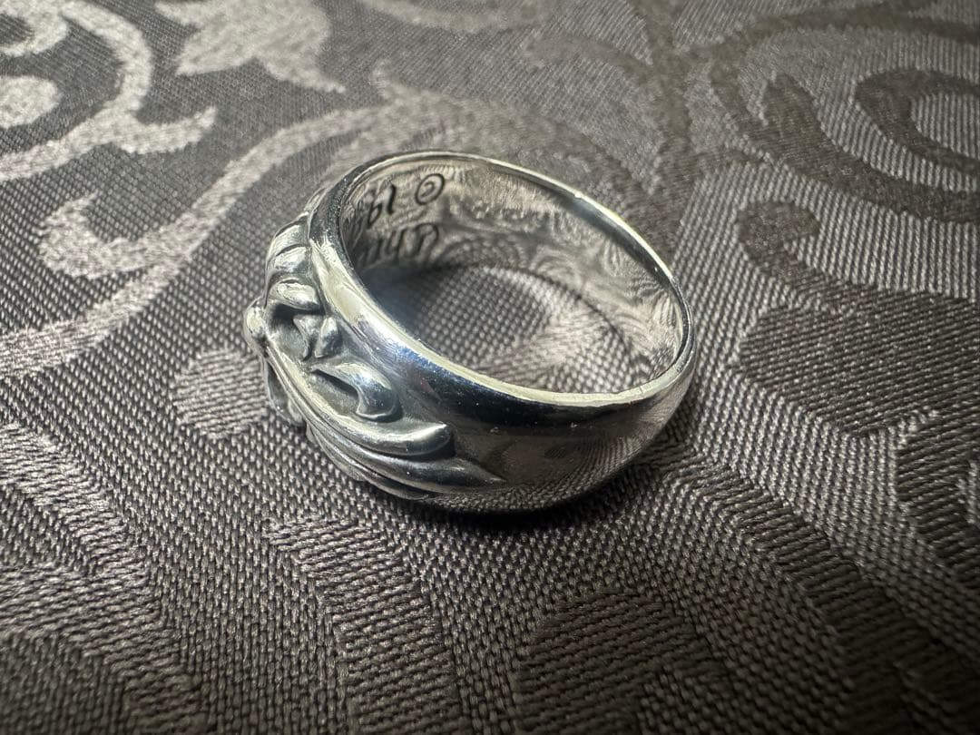 クロムハーツ Chrome hearts フローラルクロス リング　22号