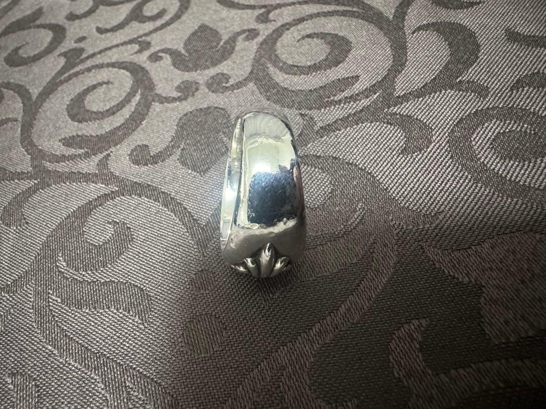 クロムハーツ Chrome hearts フローラルクロス リング　22号