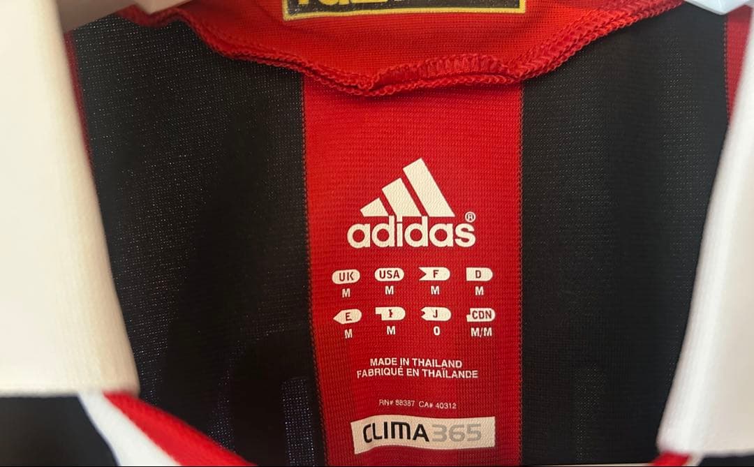 m*n様 ACミラン 2009/10 ホームユニフォーム ロナウジーニョ