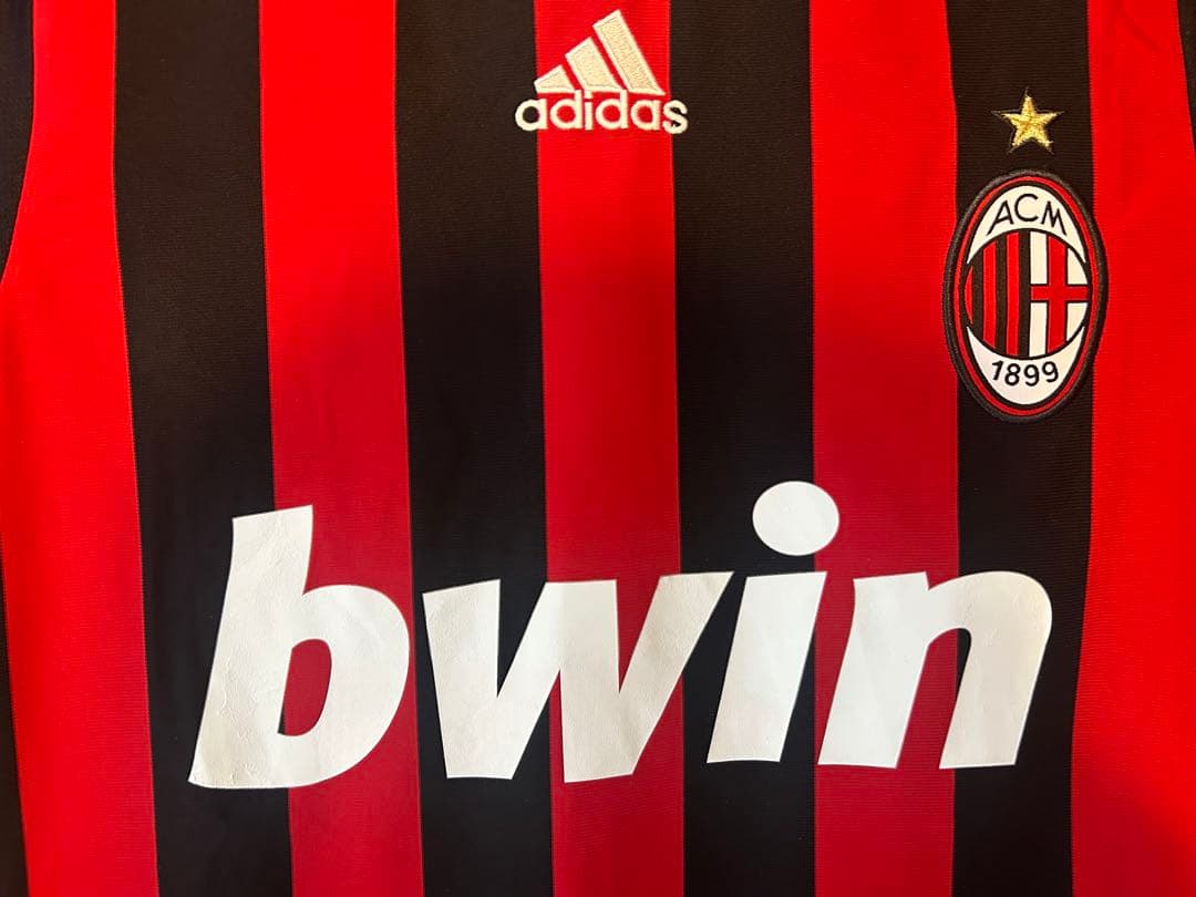m*n様 ACミラン 2009/10 ホームユニフォーム ロナウジーニョ