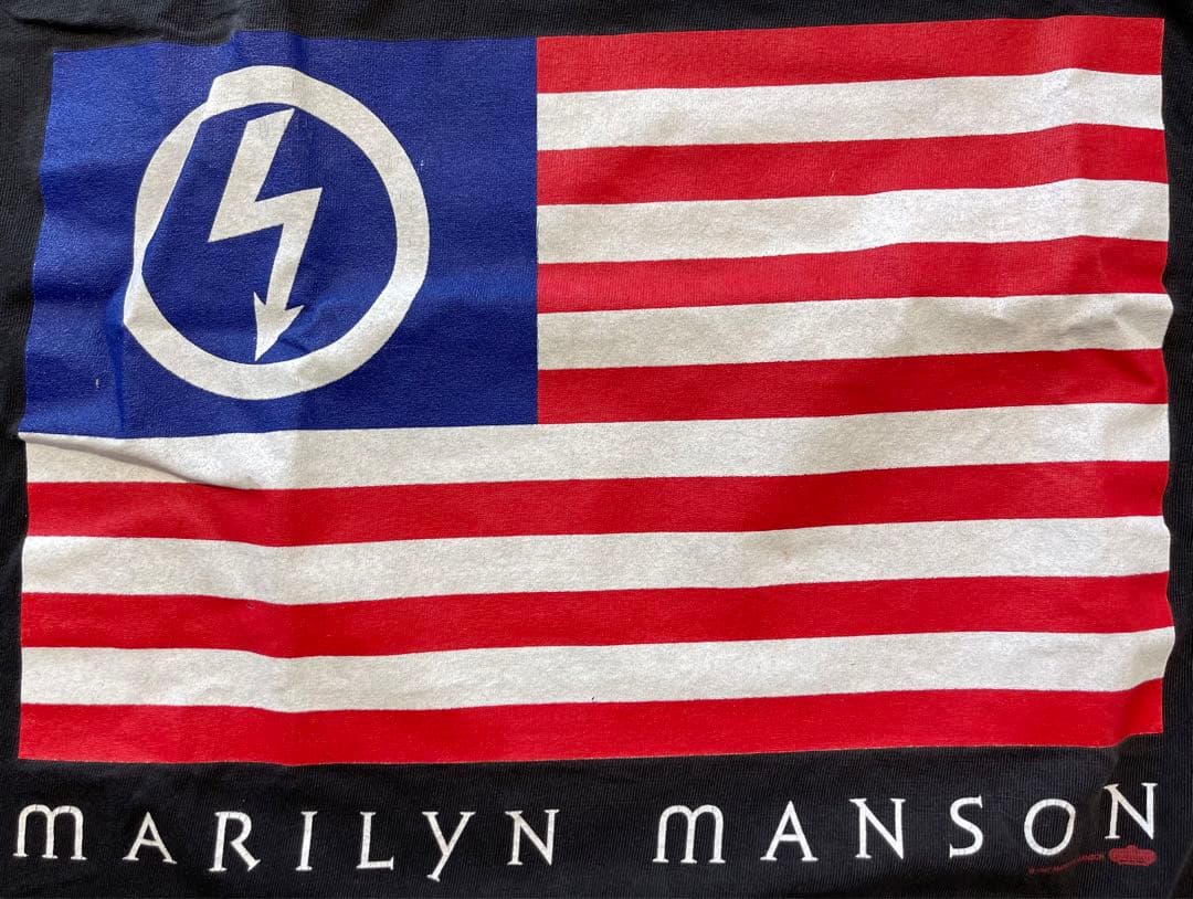 Marilyn Manson FLAG 90s tシャツ
