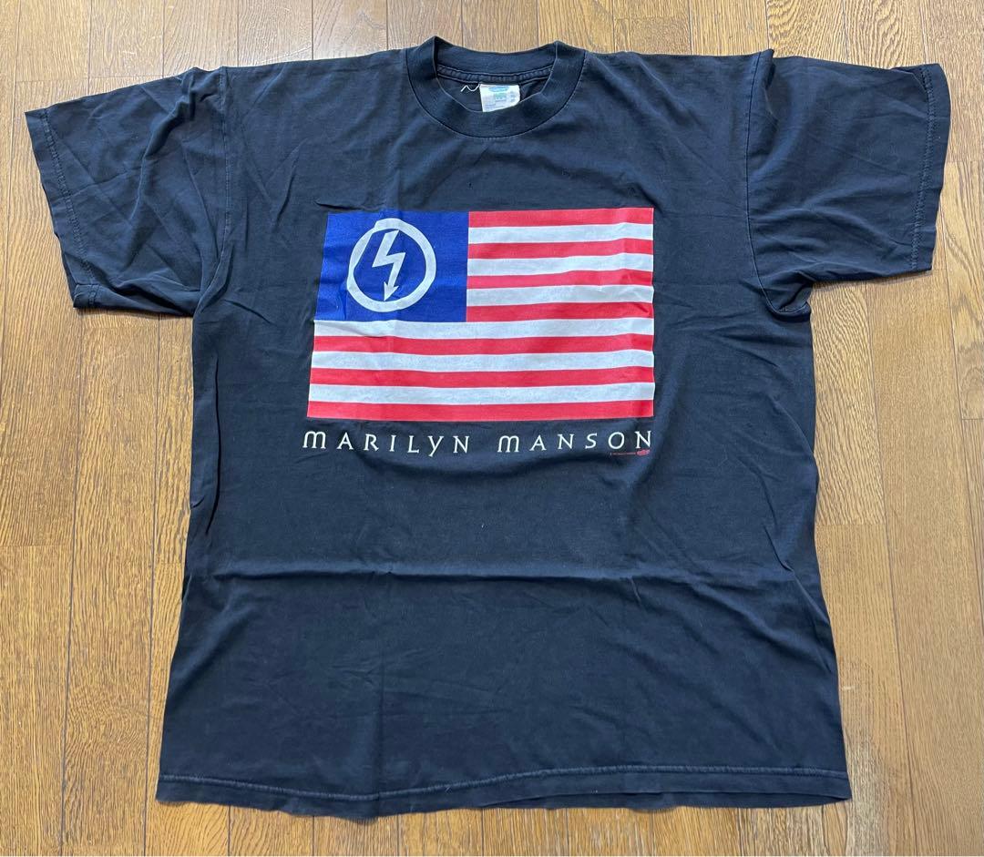 Marilyn Manson FLAG 90s tシャツ