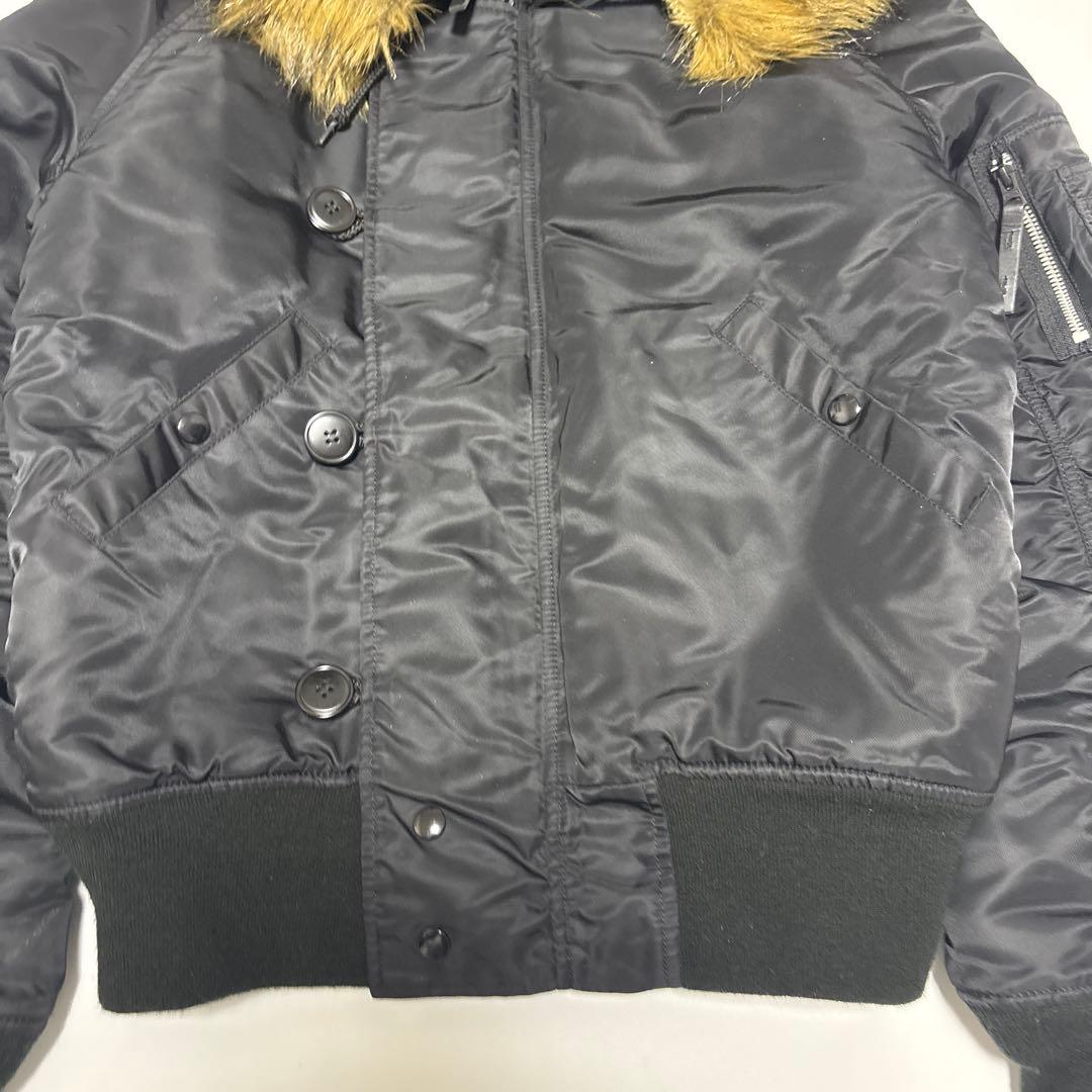 ✨美品✨ ALPHA アルファ N-2B フライトジャケット【L】ブラック