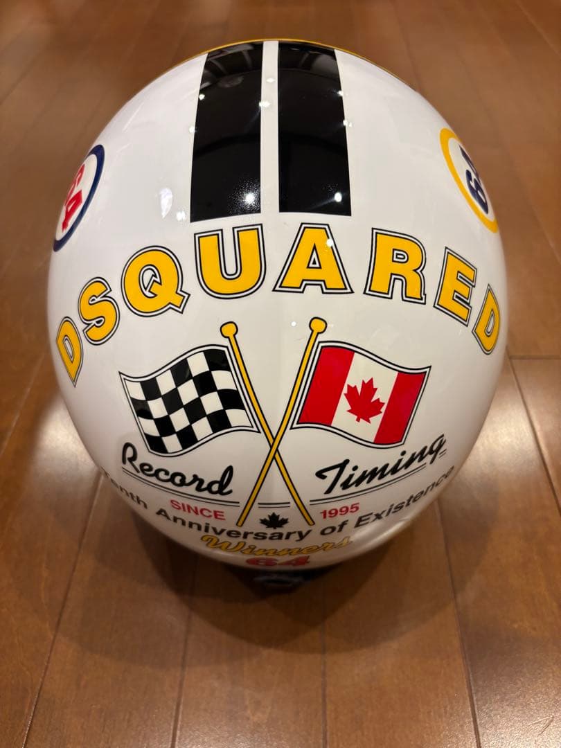 DSQUARED ジェットヘルメット ホワイト ディースクエアードデッドストック