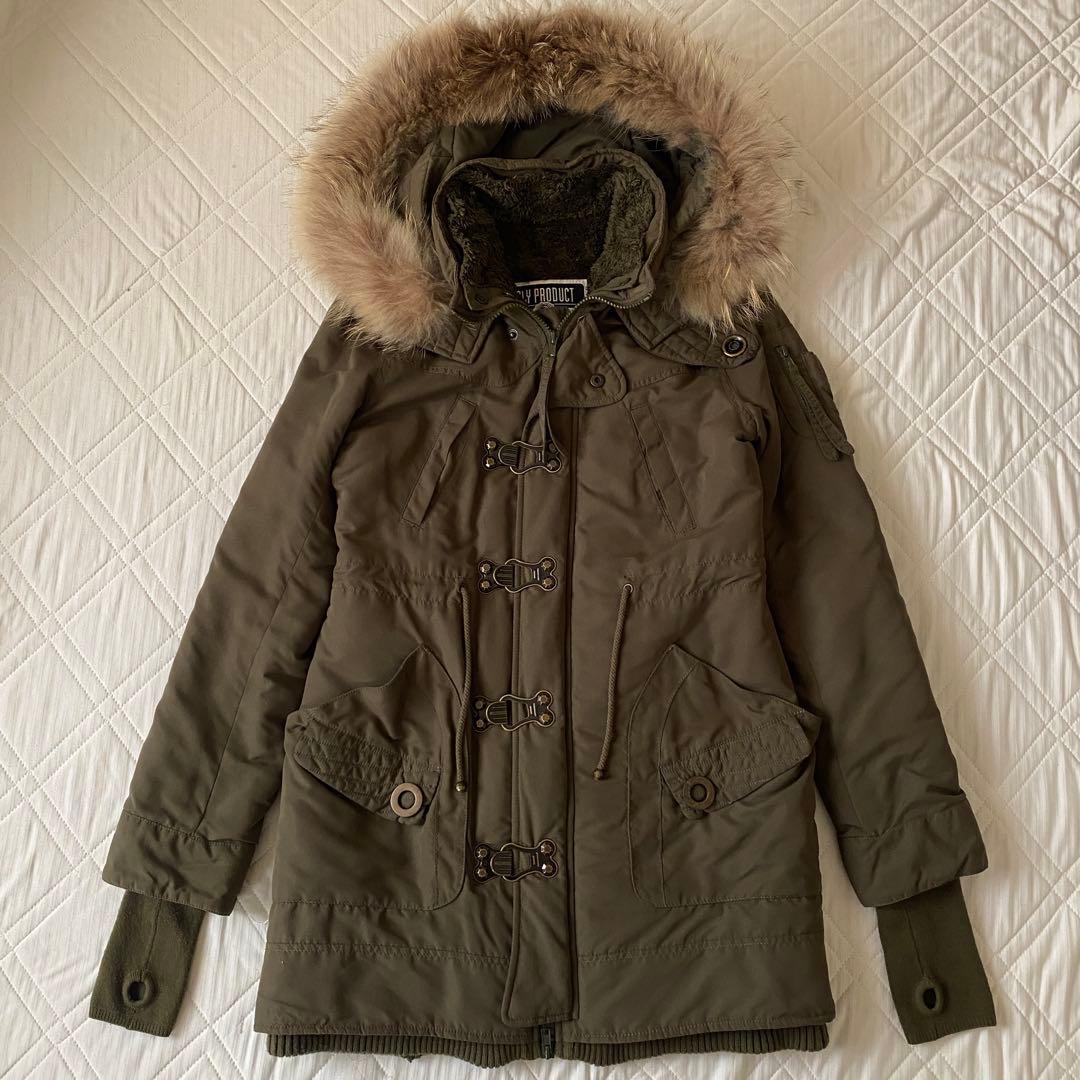 【SLY 】N3B モッズコート カーキ ミリタリー Mスライy2k 平成ギャル