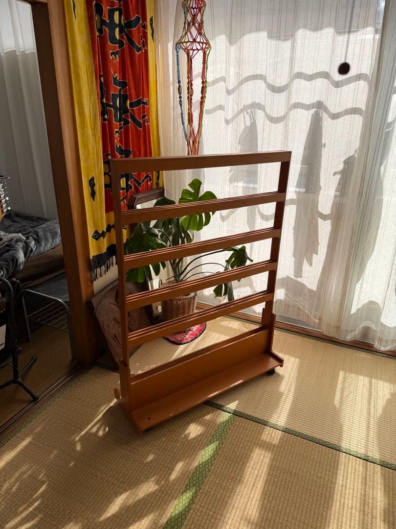 チーク CDラック マガジンラック vintage