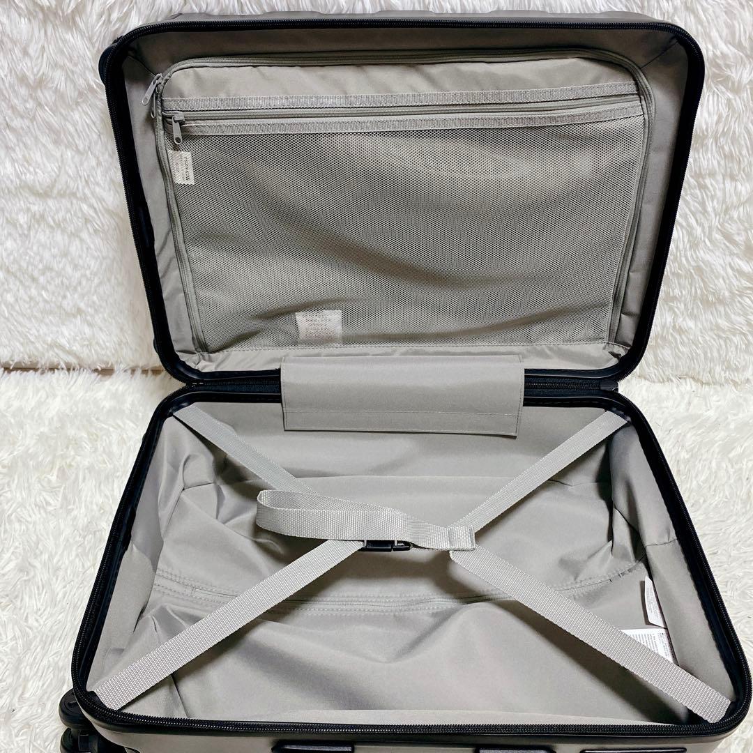 【未使用】 無印良品 バーを自由に調節できる ハード キャリーケース 36L