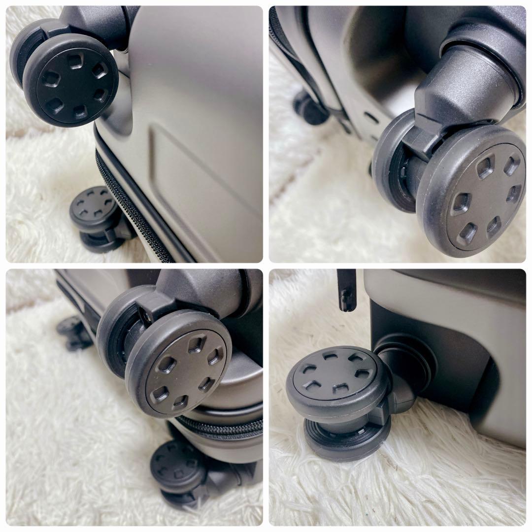 【未使用】 無印良品 バーを自由に調節できる ハード キャリーケース 36L