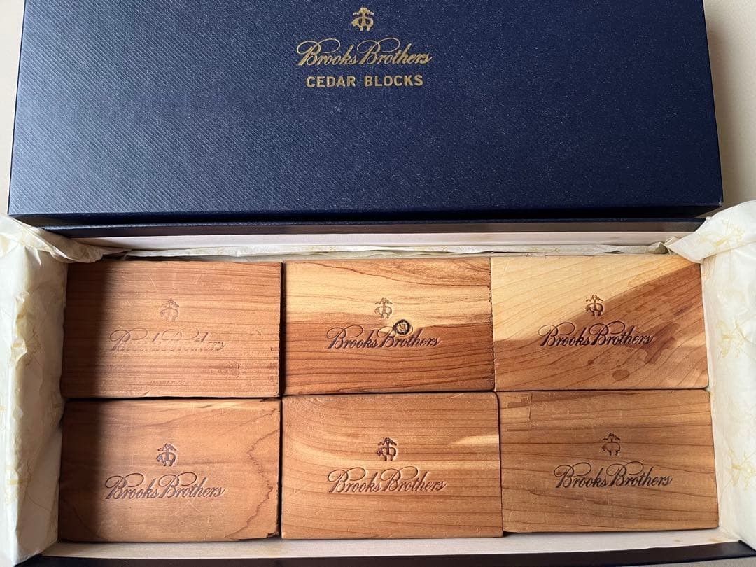 希少【Brooks Brothers】CEDAR BLOCKS（６個セット）