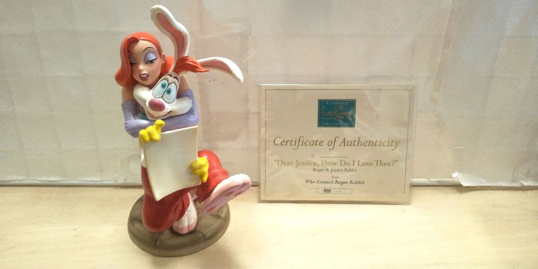 ディズニー WDCC ロジャーラビット ジェシカ 陶器 フィギュア コレクション