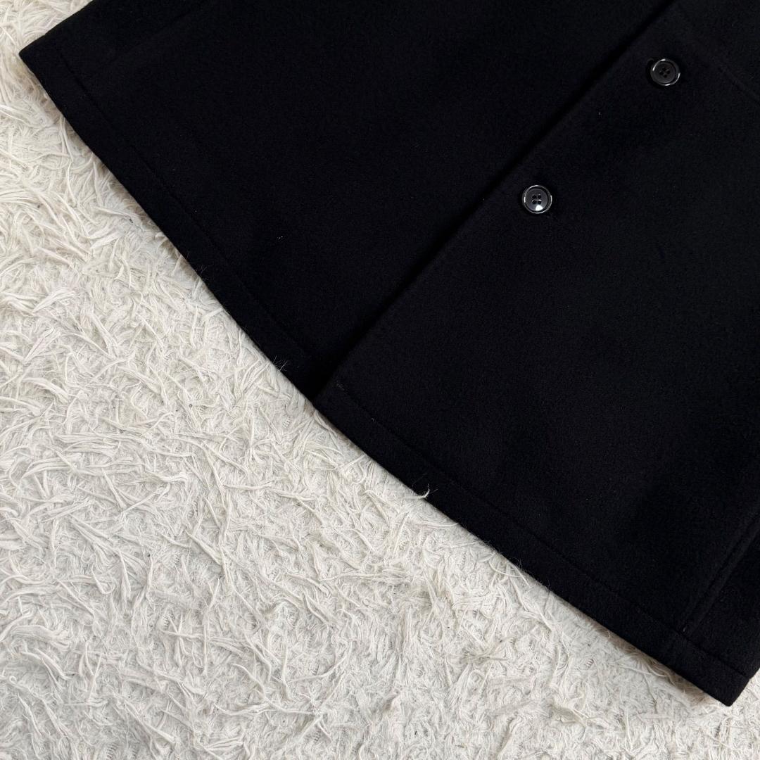 16478✨美品✨️ランバンコレクション 50 LL カシミヤ100% コート 黒