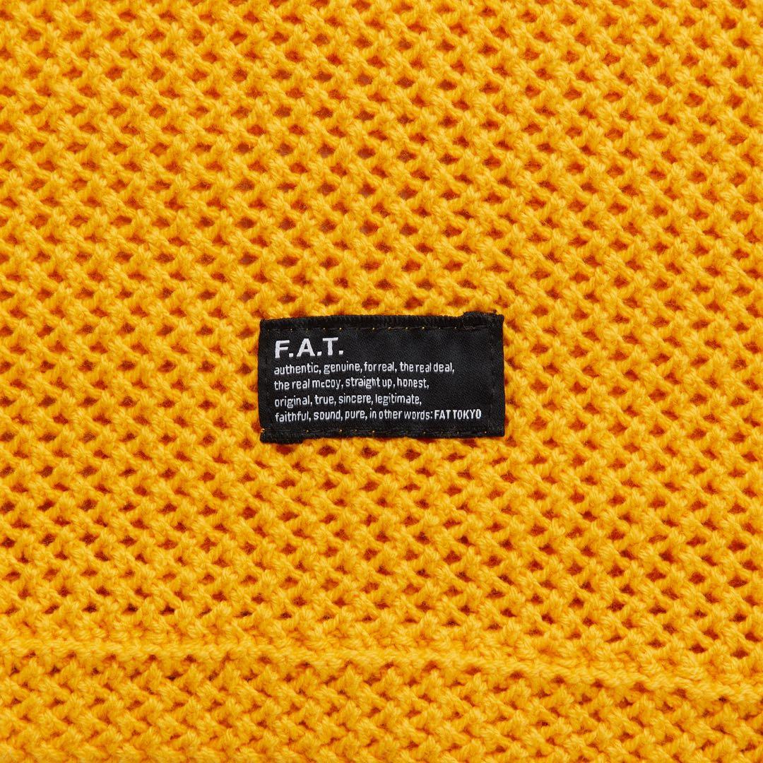 新品 エフエーティー フットボールシャツ FAT イエロー FAT