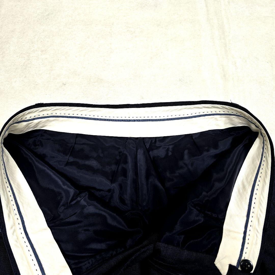 ニューヨーカー スーツセットアップ シルク ビジネススーツ ネイビー 15