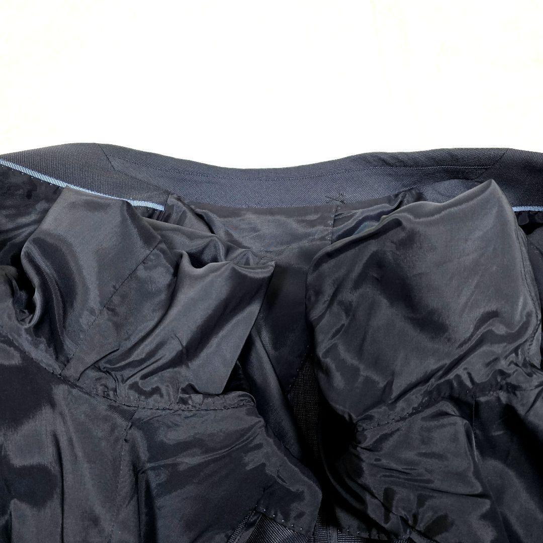 ニューヨーカー スーツセットアップ シルク ビジネススーツ ネイビー 15