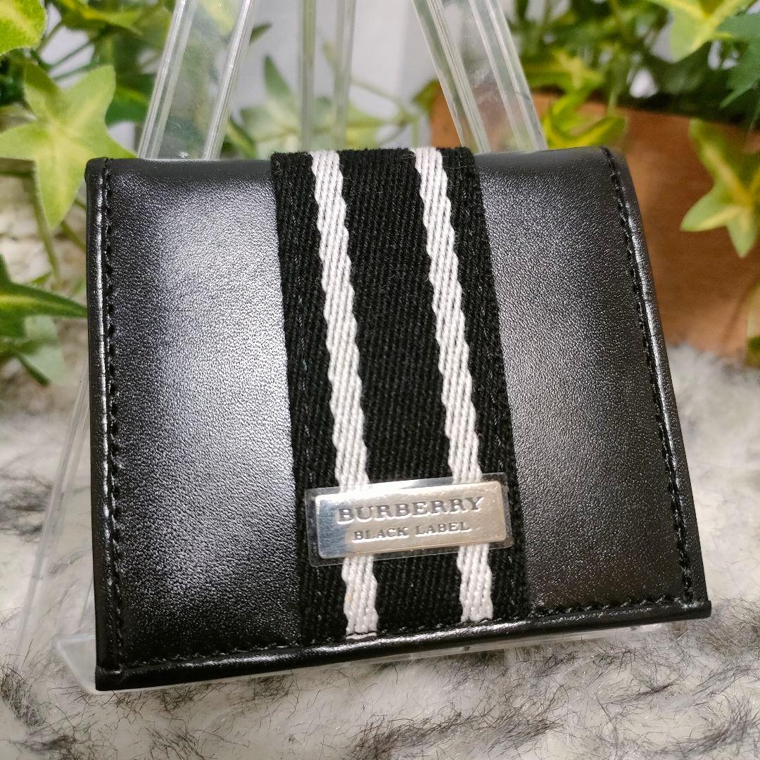 未使用品 バーバリーブラックレーベル ケース ブラック レザー バーバリー