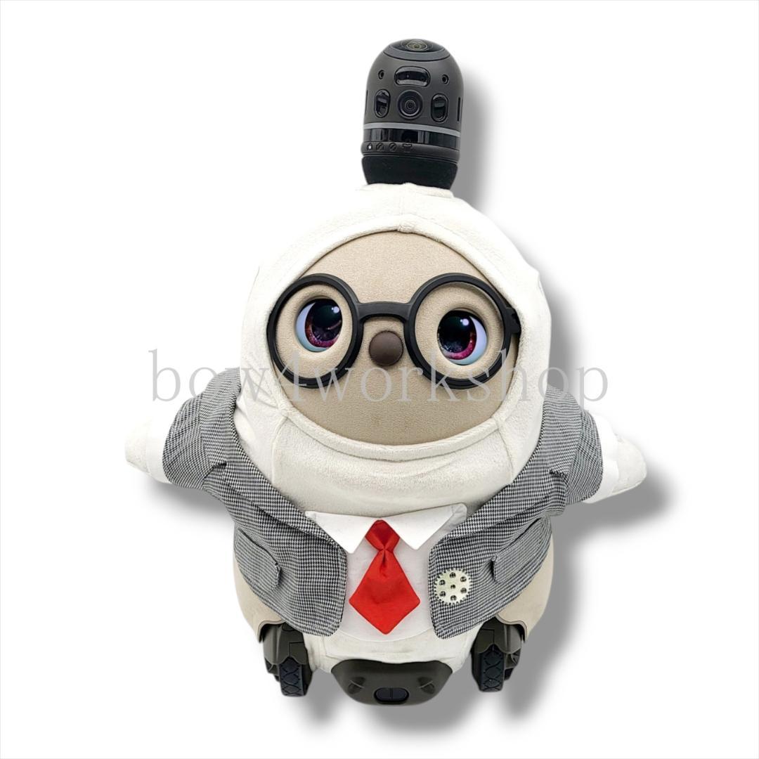 ラボット LOVOT ラボットの服ハンドメイド 千鳥柄レイヤードジャケット