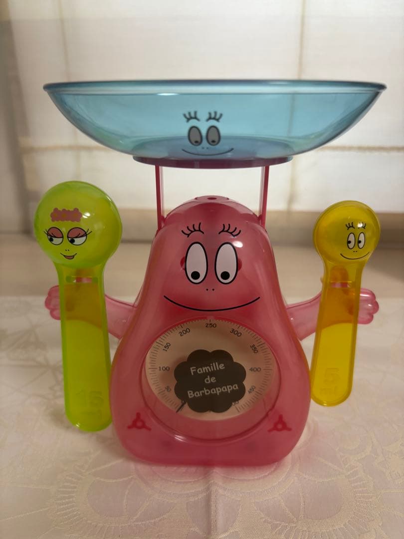☆激レアBarbapapa☆バーバパパ☆機械式スケール・計量スプーン付き・新品☆