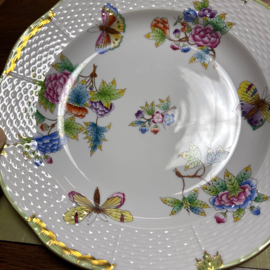 ヘレンド　ヴィクトリアブーケ　オードブルトレイ