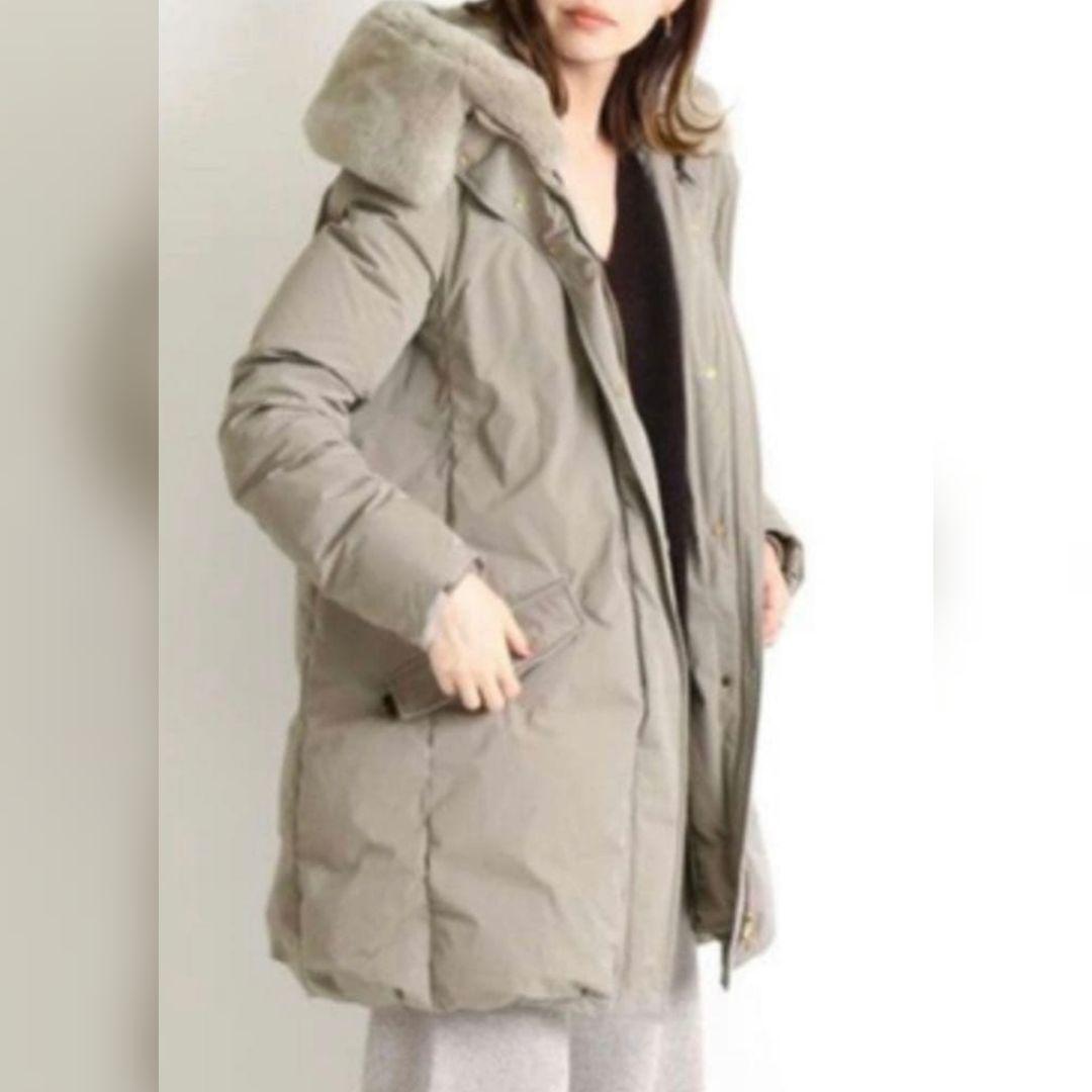 ウールリッチ IENA別注 ダウン COCOON ESKIMO ベージュ XS