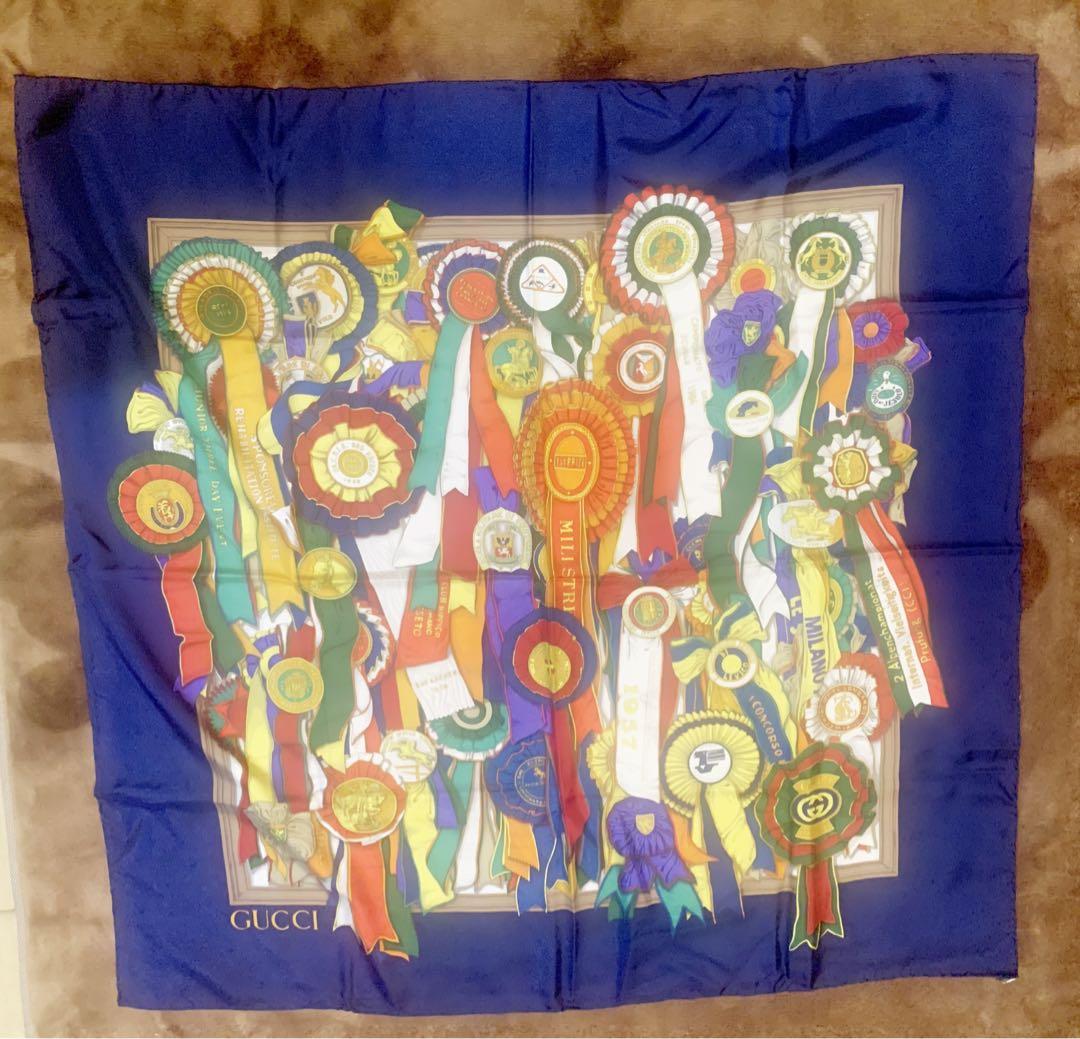 GUCCI スカーフ 大判 ヴィンテージ