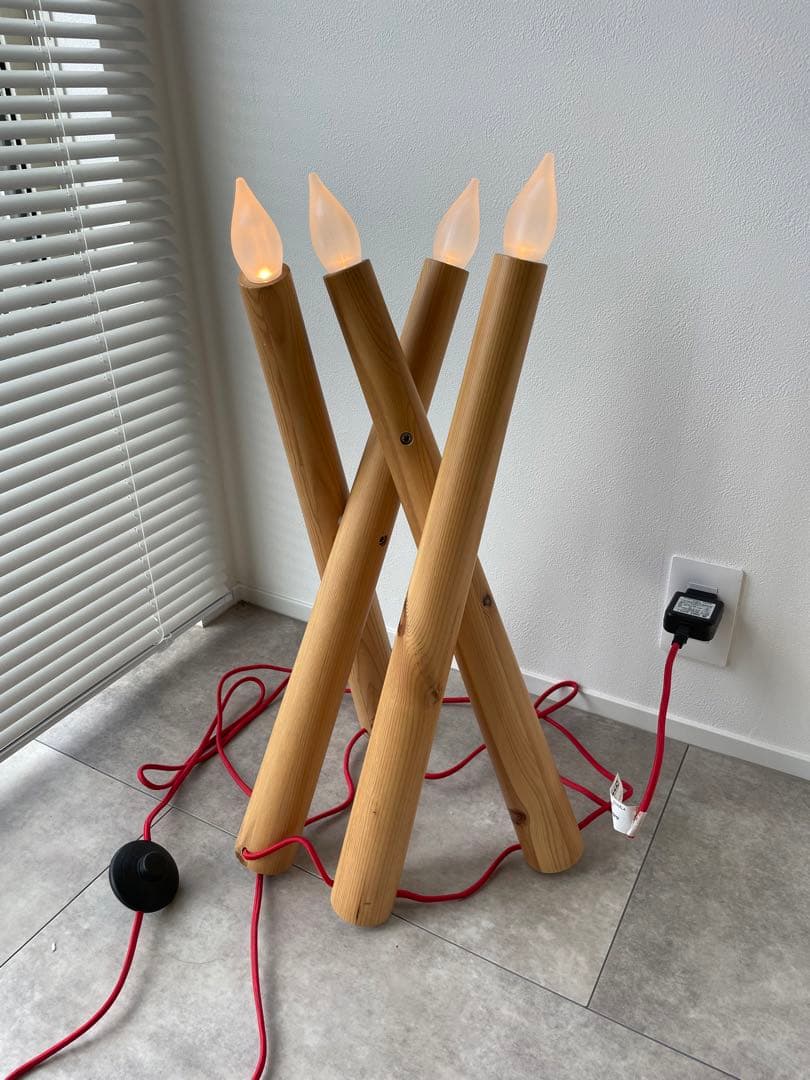 IKEA フロアスタンド　キャンドル型　オールドイケア