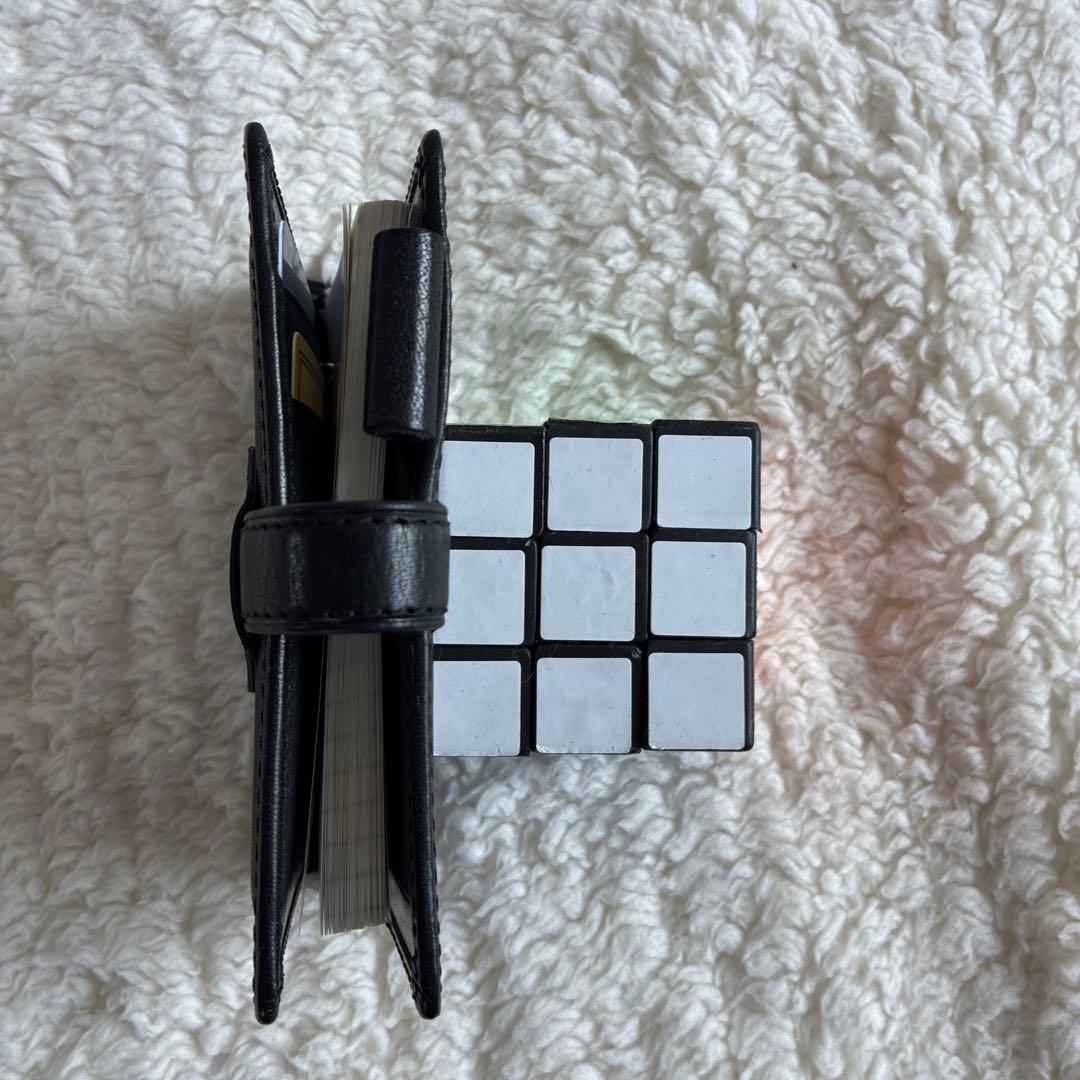 Davinci／ダ・ヴィンチ／システム手帳／ブラック／レザー／2503262