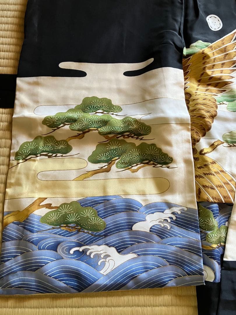 七五三 5歳　男の子　正絹着物と袴