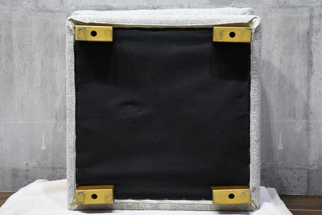 CBC49 シンプルモダン 69cmスクエア型 オットマン フェザークッション