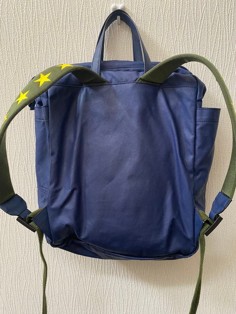 GUCCI ネイビー リュック UFO刺繍