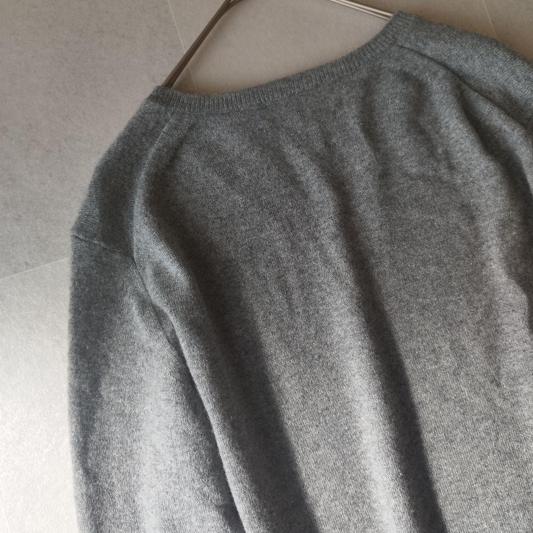 高級！定価5.8万✨️ Drawer カシミヤ100％Ｖネックフリンジニット