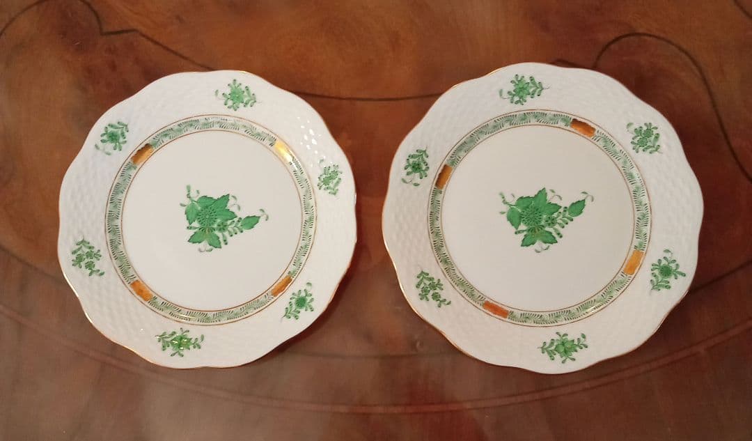 【ショコラ】ヘレンド　ケーキ皿　 19cm ２枚セット