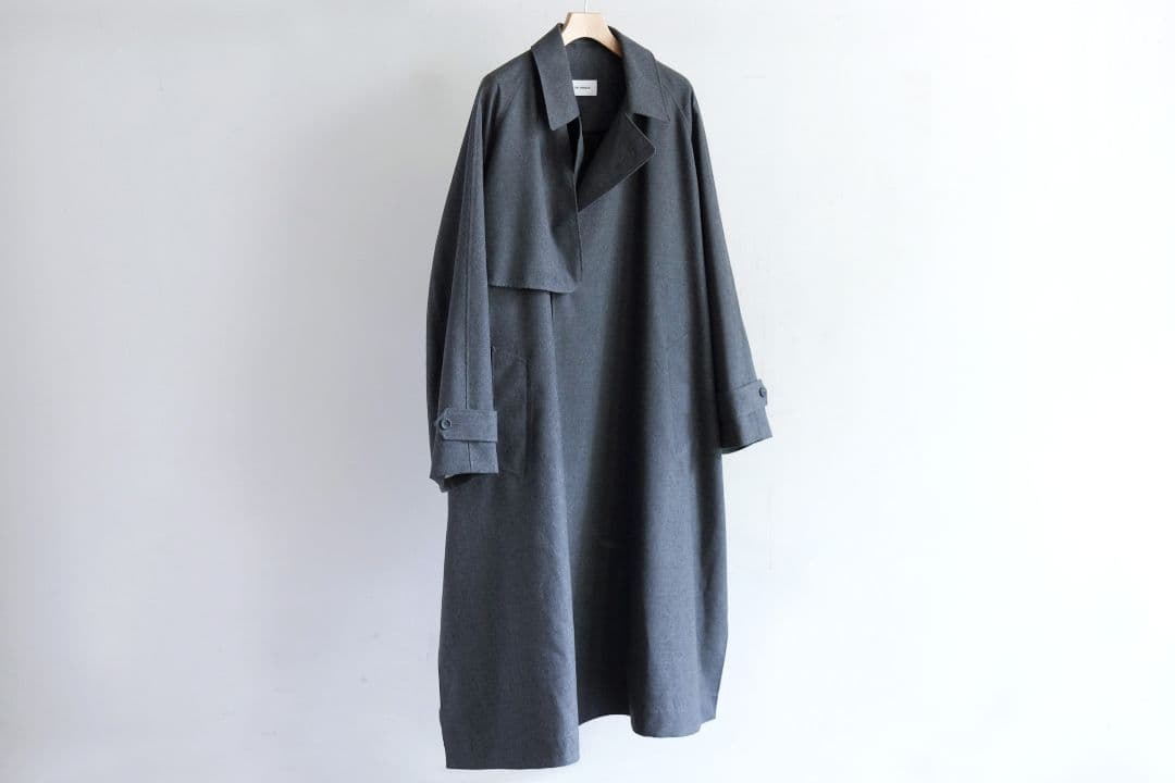 reracs フランネルトレンチコート　comoli auralee
