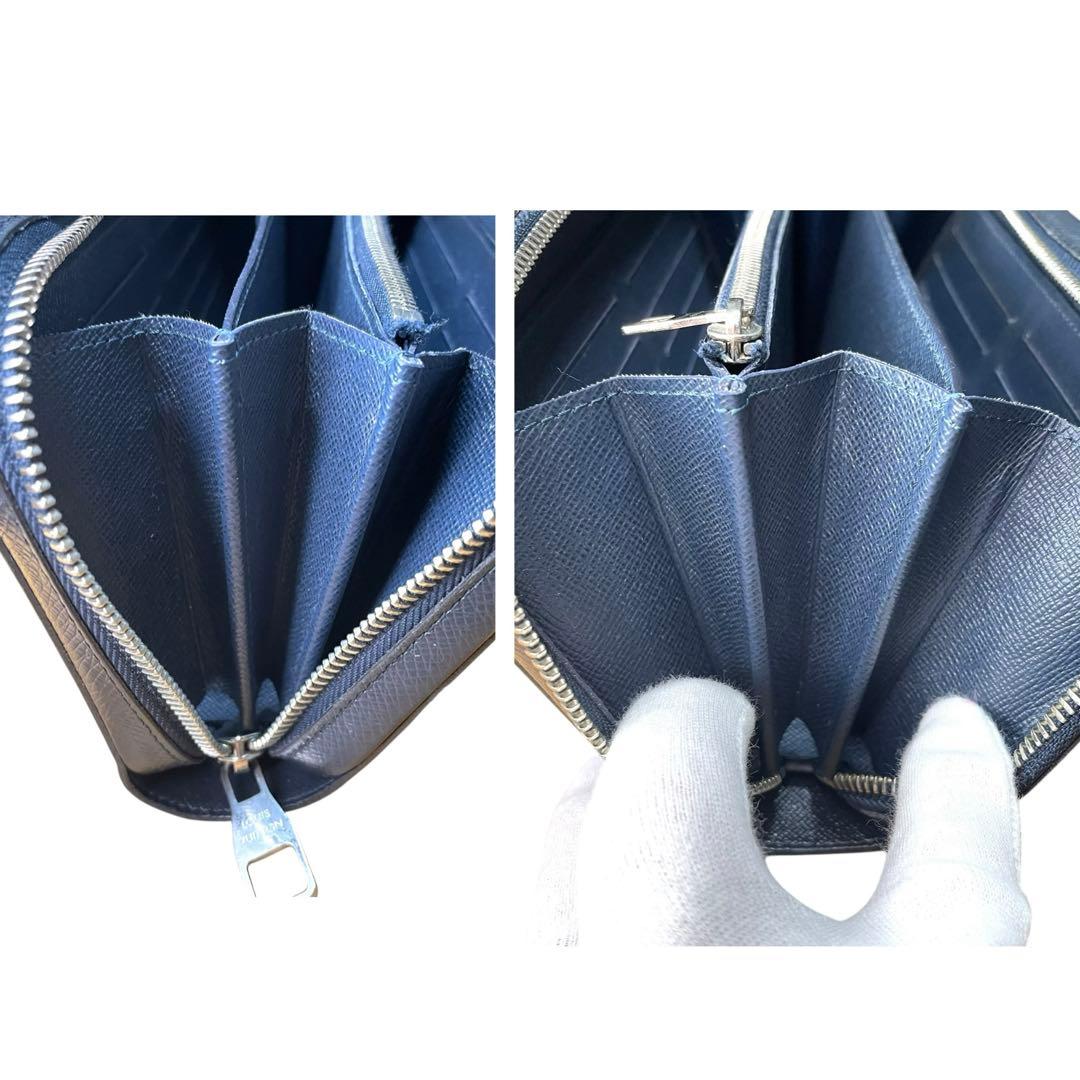 【希少】 ルイヴィトン タイガ ジッピーXL オーガナイザー オセアンブルー