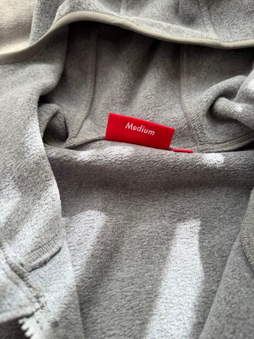トップス Supreme Polartec Face Mask Half Zip Grey