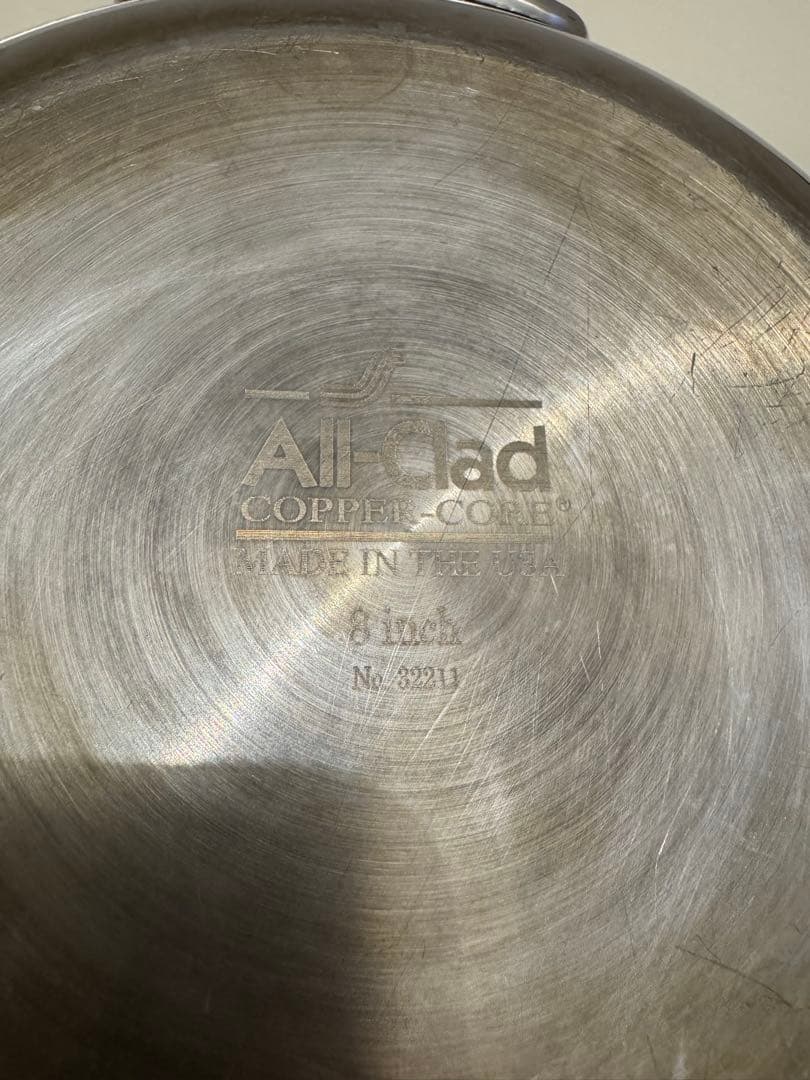All-Clad Copper Core 8inchフライパン 蓋付き