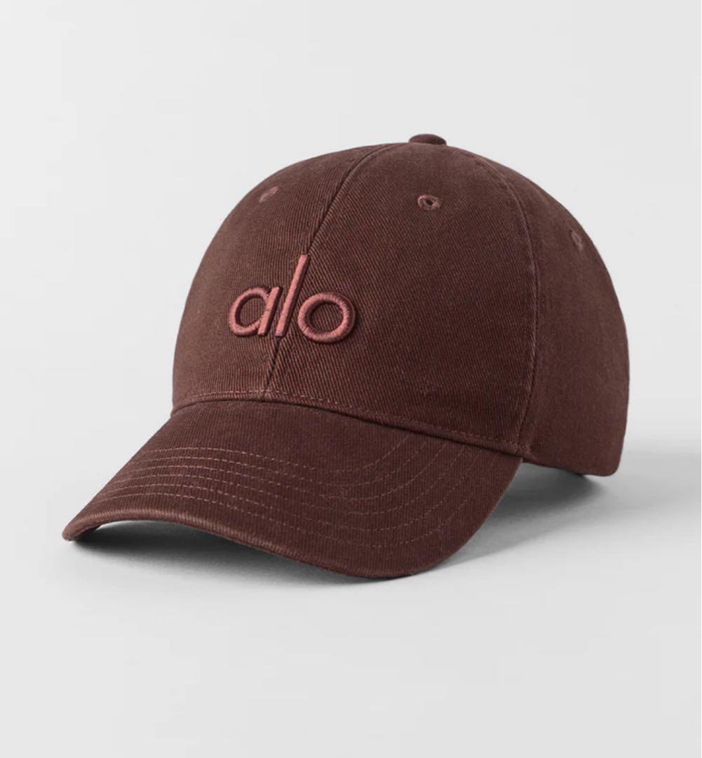 【美品】alo ブラウン キャップ